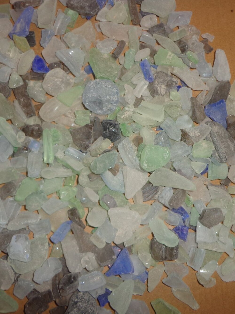 Authentic Sea Glass Smaller Pcs. Assorted Colors